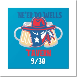 Ne’er Do Wells Tavern 9/30 Posters and Art